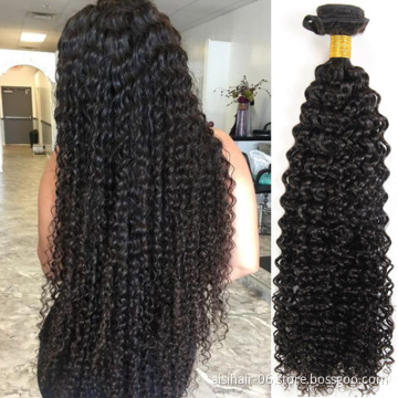 Wholesale Short Kinky Curly Malaysian Human Hair Weave Extension 100% Human Hair Bundles